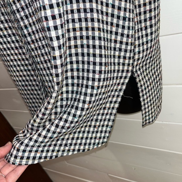 ADDITION-ELLE Vinatge – Gingham Button-Front Blouse – Estimated Size 2X - Picture 5 of 14